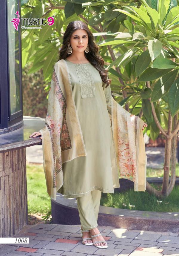 Mystic 9 Rich Gold Vol 01 Casual Wear Ready Made Collection